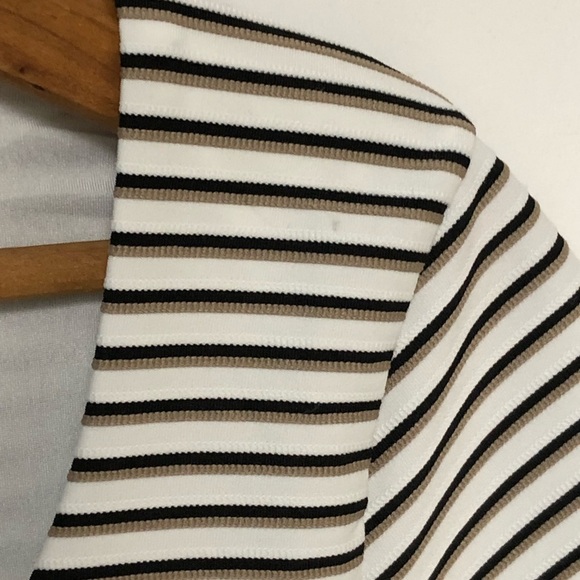 NWT WHBM Stripe Jacquard Bodice Top Sz 8 - Picture 5 of 12